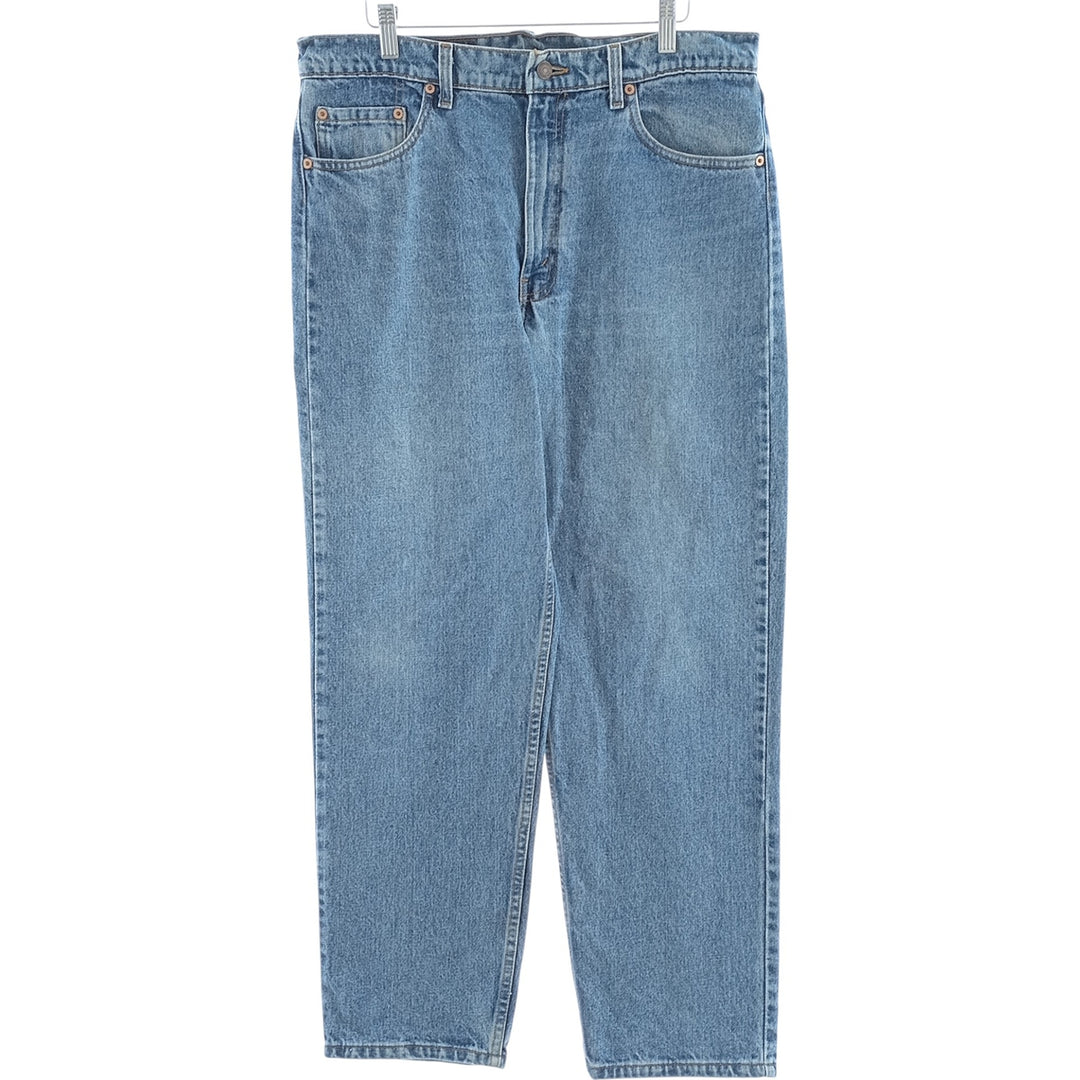 90'S Levi's 550 Relaxed Fit Tapered Denim Pants Made in USA Men's W35 Vintage cotton blue type Vintage Second Hand