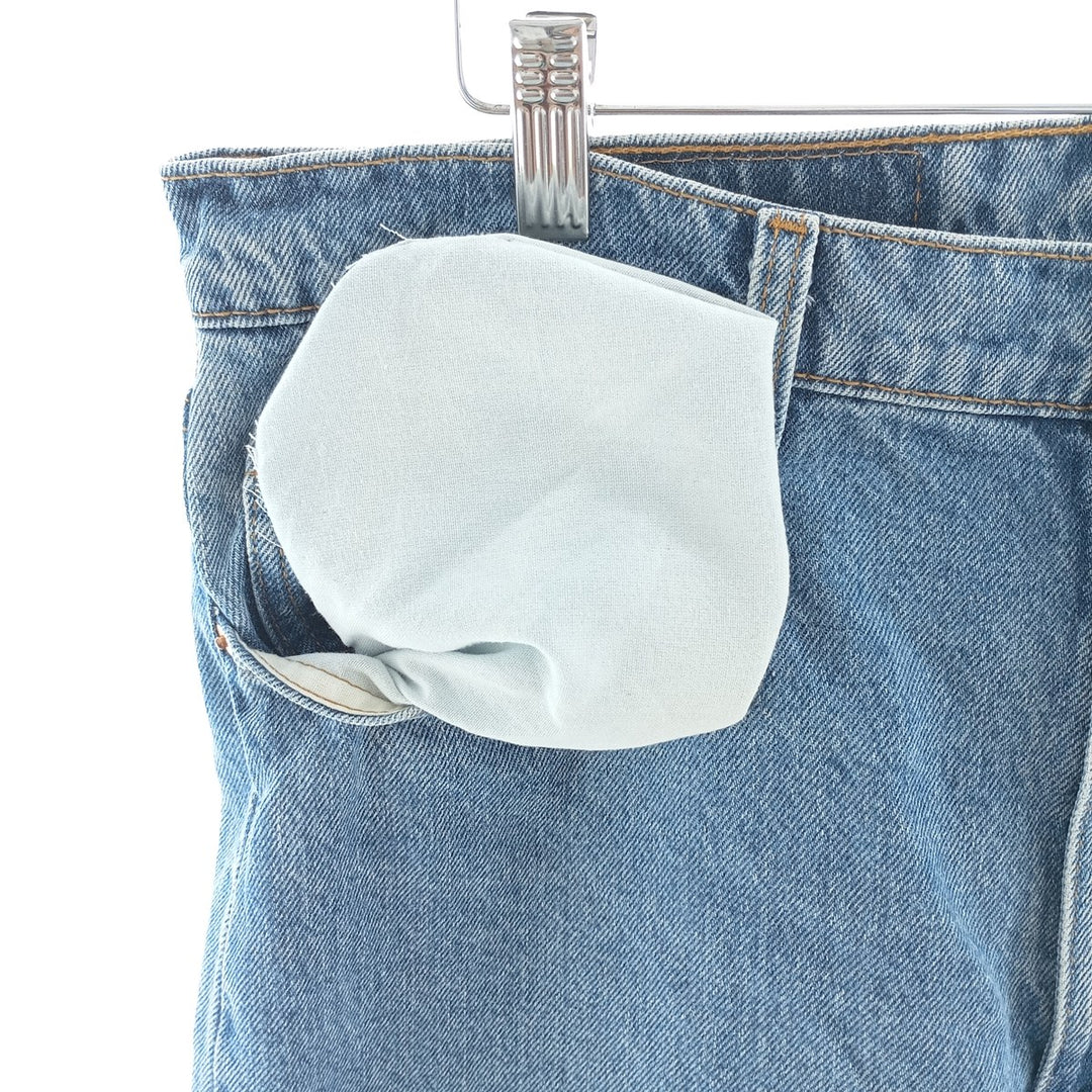 90'S Levi's 550 Relaxed Fit Tapered Denim Pants Made in USA Men's W35 Vintage cotton blue type Vintage Second Hand