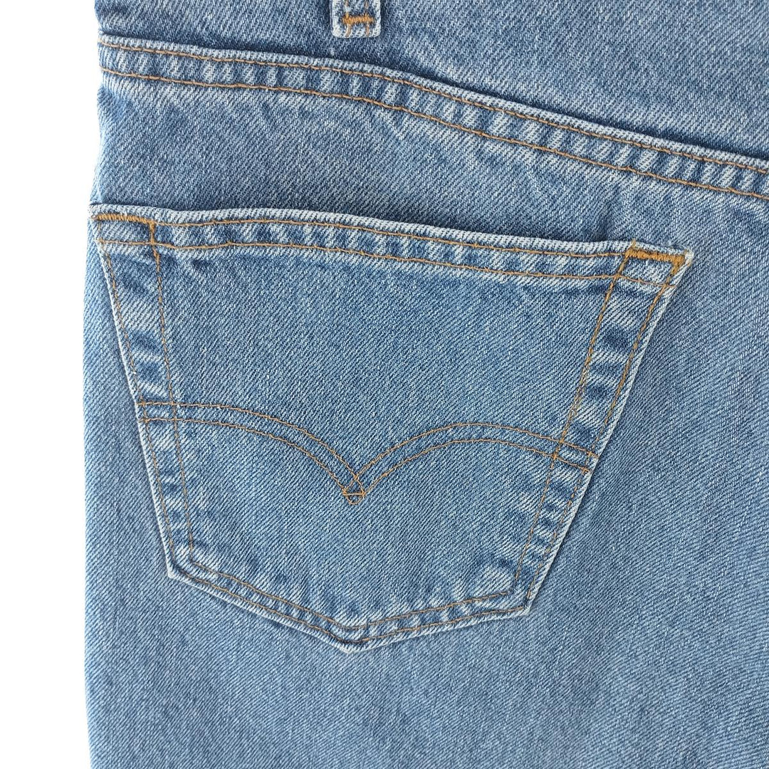 90'S Levi's 550 Relaxed Fit Tapered Denim Pants Made in USA Men's W35 Vintage cotton blue type Vintage Second Hand