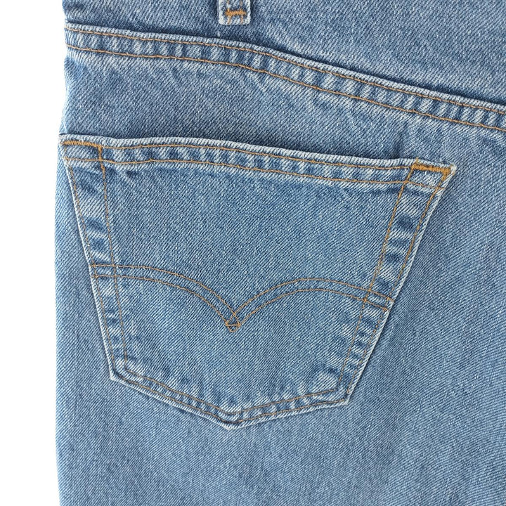 90'S Levi's 550 Relaxed Fit Tapered Denim Pants Made in USA Men's W35 Vintage cotton blue type Vintage Second Hand