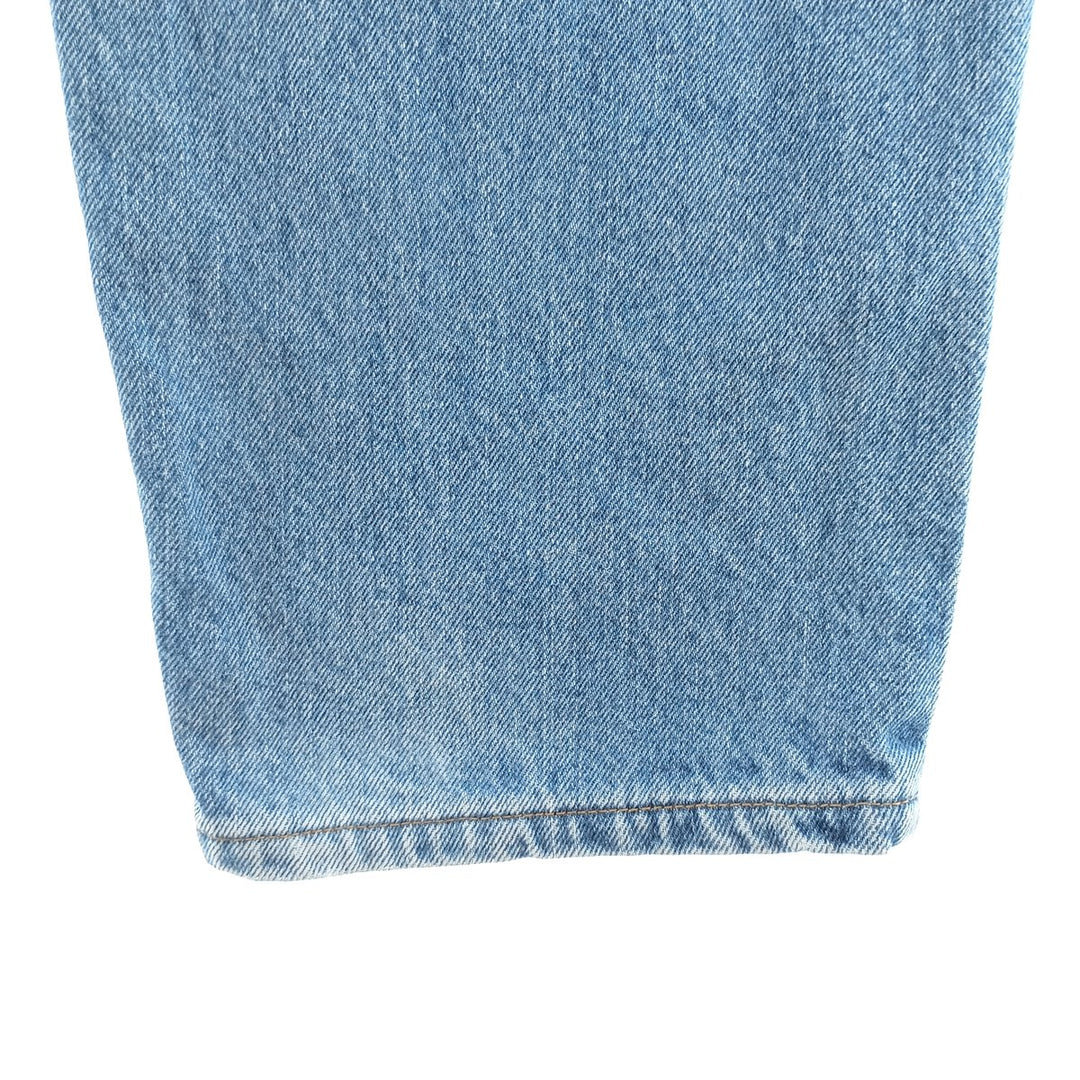 90'S Levi's 550 Relaxed Fit Tapered Denim Pants Made in USA Men's W35 Vintage cotton blue type Vintage Second Hand