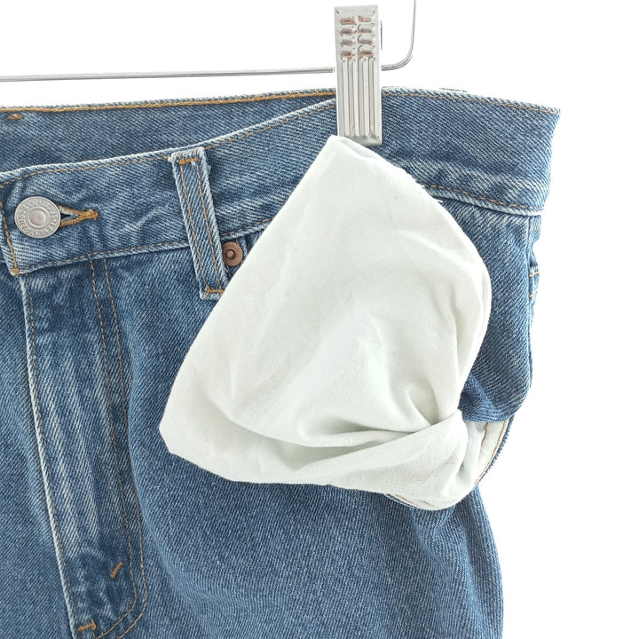 00'S Levi's 550 Relaxed Fit Tapered Denim Pants Men's W33 cotton blue type Vintage Second Hand