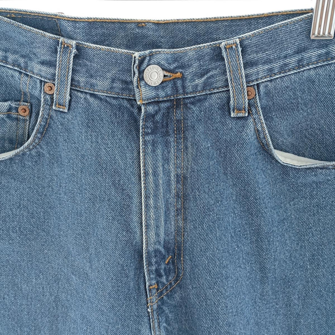 00'S Levi's 550 Relaxed Fit Tapered Denim Pants Men's W33 cotton blue type Vintage Second Hand