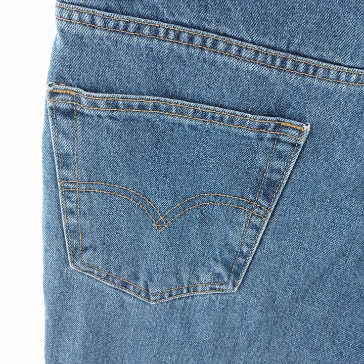 00'S Levi's 550 Relaxed Fit Tapered Denim Pants Men's W33 cotton blue type Vintage Second Hand