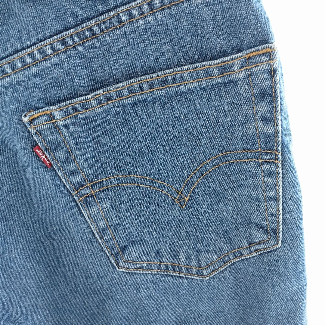 00'S Levi's 550 Relaxed Fit Tapered Denim Pants Men's W33 cotton blue type Vintage Second Hand