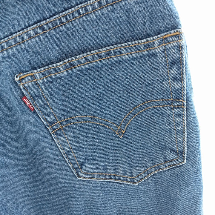 00'S Levi's 550 Relaxed Fit Tapered Denim Pants Men's W33 cotton blue type Vintage Second Hand