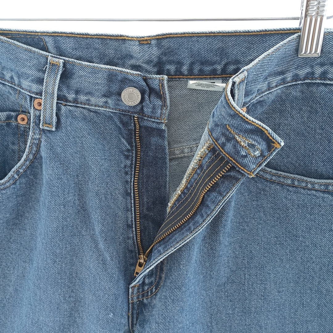 90'S Levi's 550 Relaxed Fit Tapered Denim Pants Men's W34 Vintage cotton blue type Vintage Second Hand