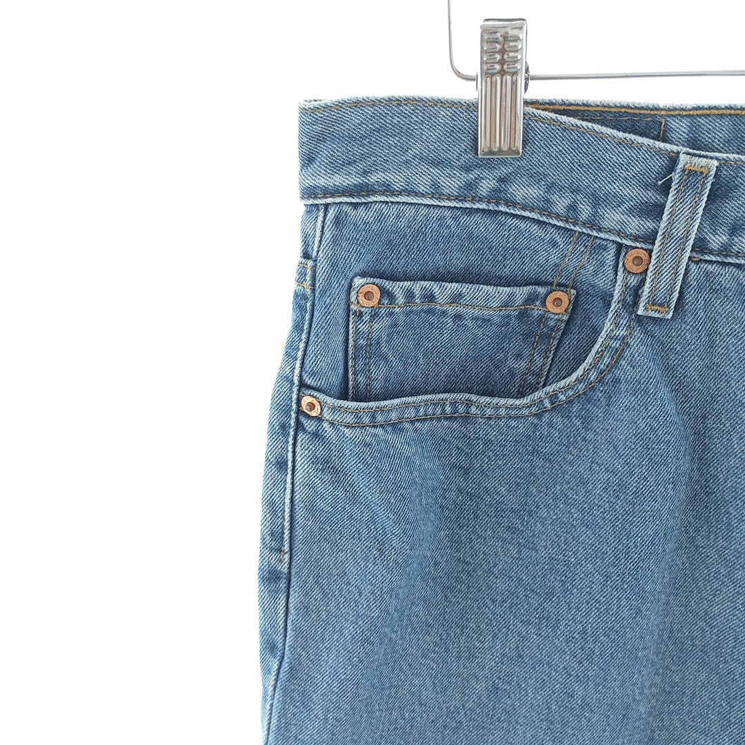 90'S Levi's 550 Relaxed Fit Tapered Denim Pants Men's W34 Vintage cotton blue type Vintage Second Hand