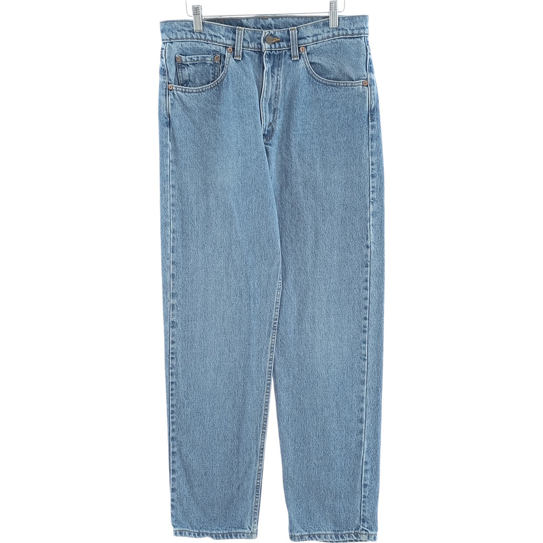90'S Levi's 550 Relaxed Fit Tapered Denim Pants, Made in Canada, Men's, Size W32, Vintage cotton blue type Vintage Second Hand