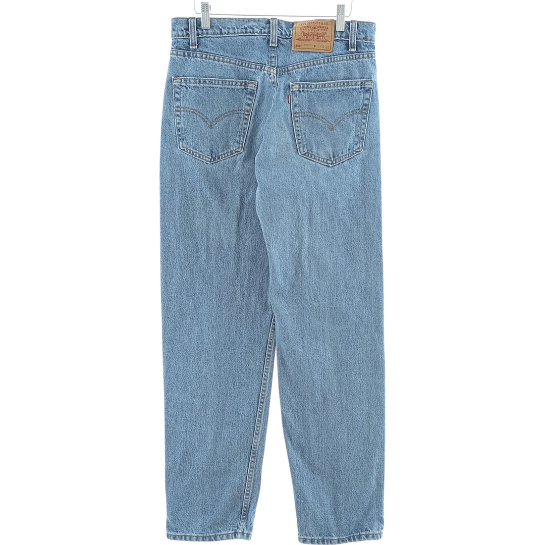 90'S Levi's 550 Relaxed Fit Tapered Denim Pants, Made in Canada, Men's, Size W32, Vintage cotton blue type Vintage Second Hand