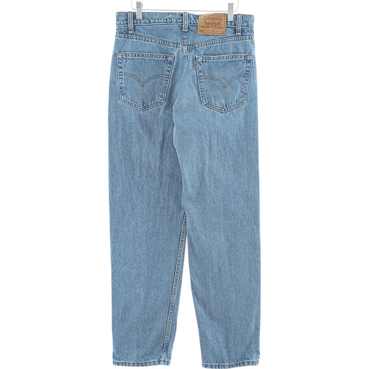 90'S Levi's 550 Relaxed Fit Tapered Denim Pants, Made in Canada, Men's, Size W32, Vintage cotton blue type Vintage Second Hand