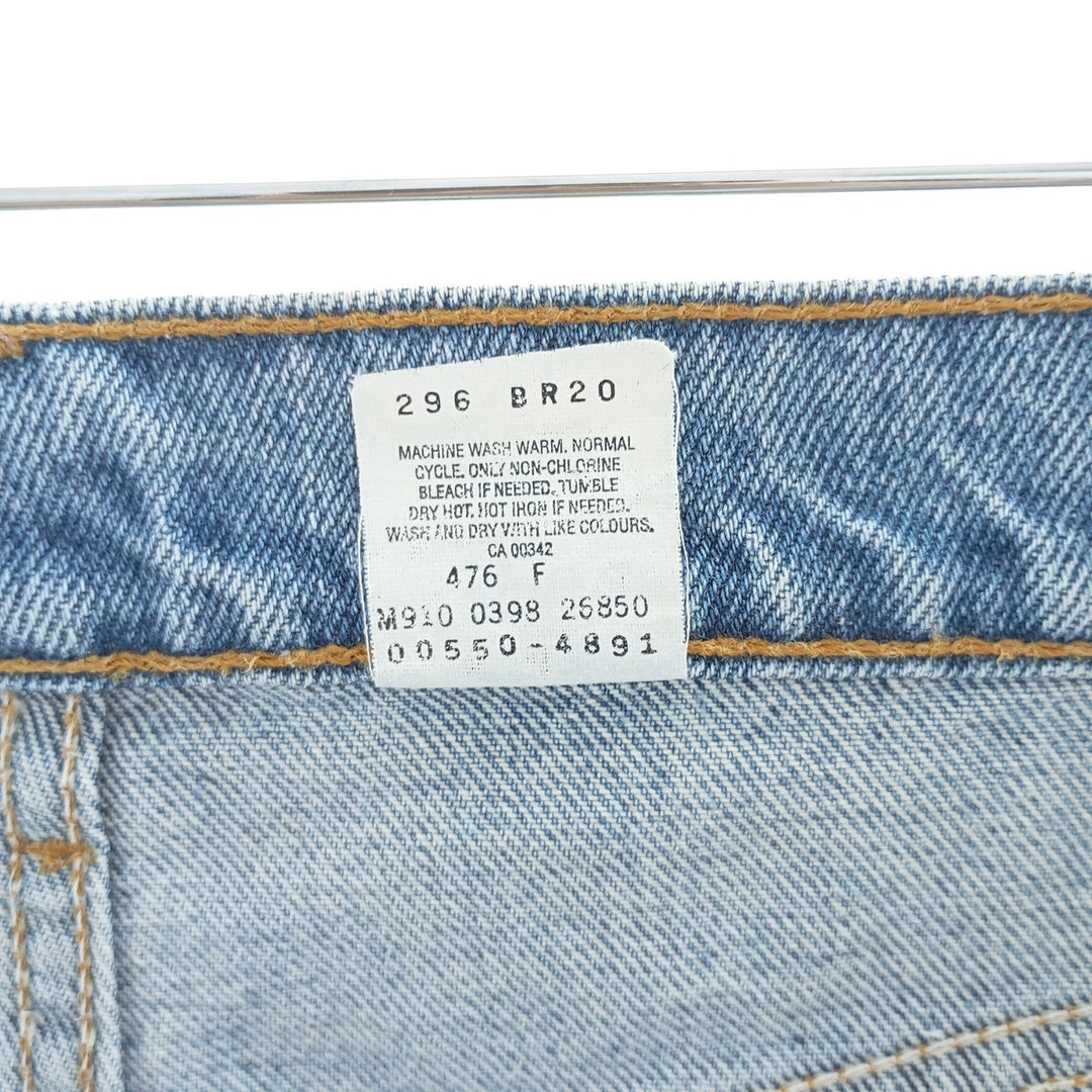 90'S Levi's 550 Relaxed Fit Tapered Denim Pants, Made in Canada, Men's, Size W32, Vintage cotton blue type Vintage Second Hand