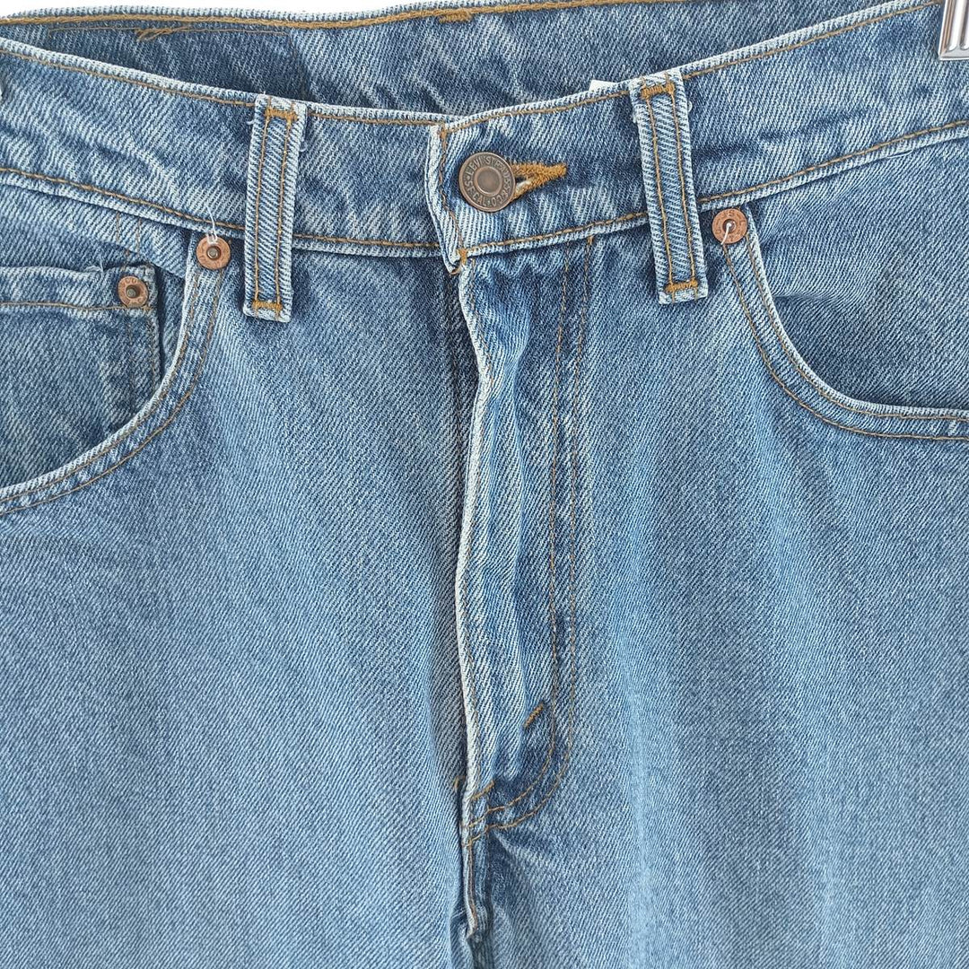 90'S Levi's 550 Relaxed Fit Tapered Denim Pants, Made in Canada, Men's, Size W32, Vintage cotton blue type Vintage Second Hand