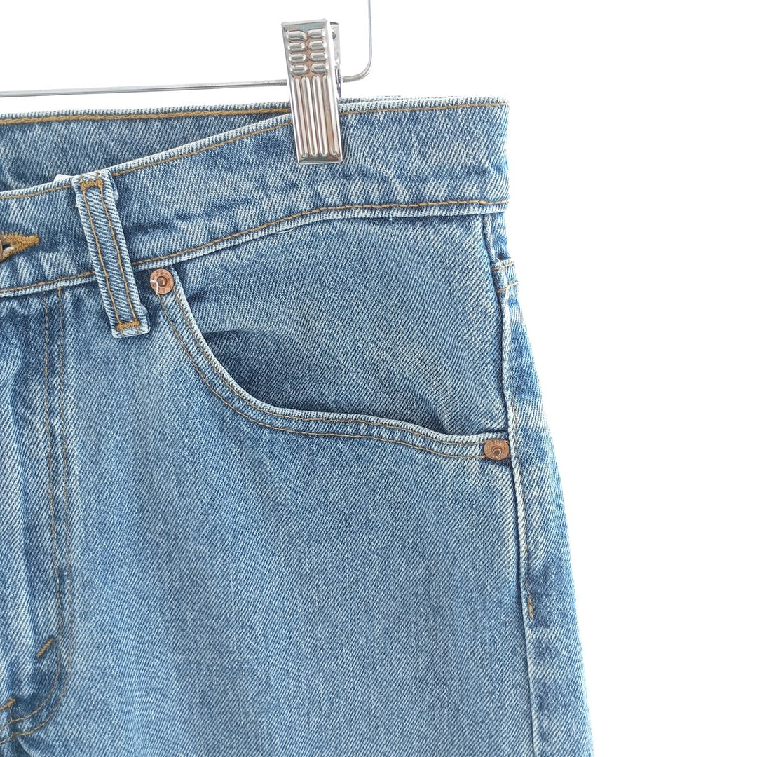 90'S Levi's 550 Relaxed Fit Tapered Denim Pants, Made in Canada, Men's, Size W32, Vintage cotton blue type Vintage Second Hand