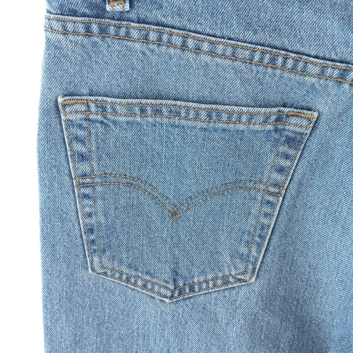 90'S Levi's 550 Relaxed Fit Tapered Denim Pants, Made in Canada, Men's, Size W32, Vintage cotton blue type Vintage Second Hand