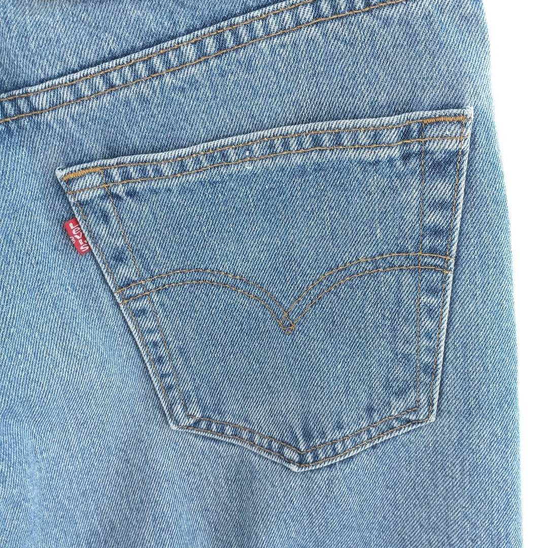 90'S Levi's 550 Relaxed Fit Tapered Denim Pants, Made in Canada, Men's, Size W32, Vintage cotton blue type Vintage Second Hand