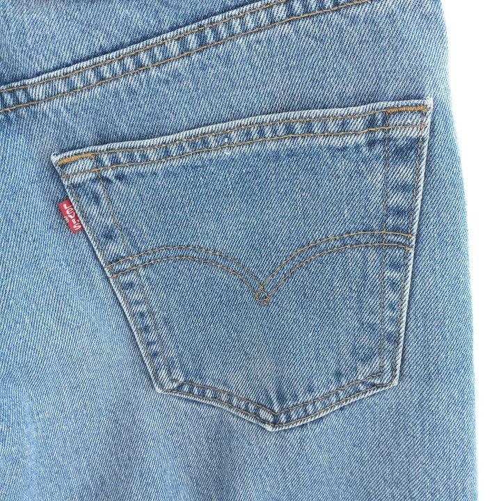 90'S Levi's 550 Relaxed Fit Tapered Denim Pants, Made in Canada, Men's, Size W32, Vintage cotton blue type Vintage Second Hand