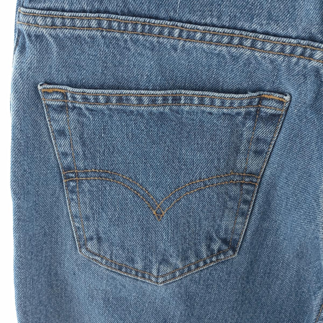 00'S Levi's 560 LOOSE FIT TAPERED LEG tapered denim pants for men, size w29 cotton blue type Vintage Second Hand