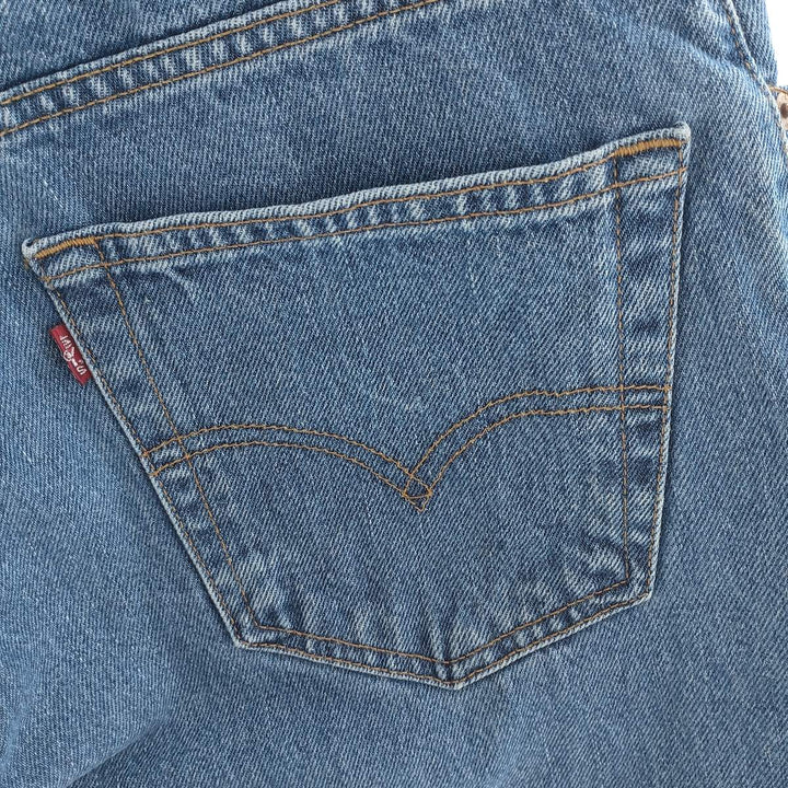 00'S Levi's 560 LOOSE FIT TAPERED LEG tapered denim pants for men, size w29 cotton blue type Vintage Second Hand