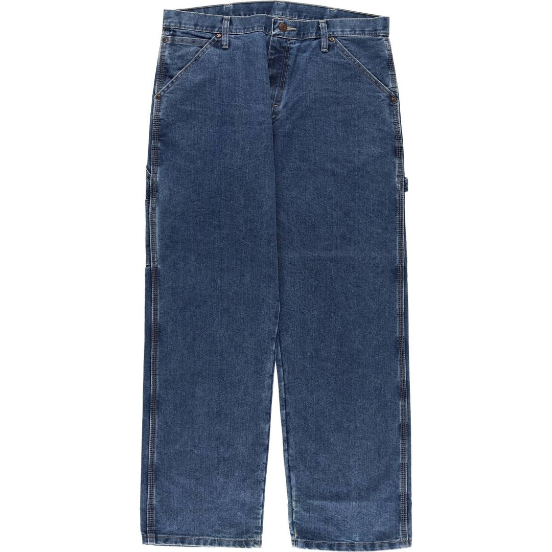 00'S Wrangler Denim Painter Pants Men's W34 cotton blue type Vintage Second Hand