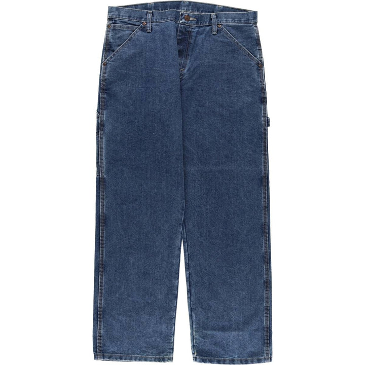 00'S Wrangler Denim Painter Pants Men's W34 cotton blue type Vintage Second Hand