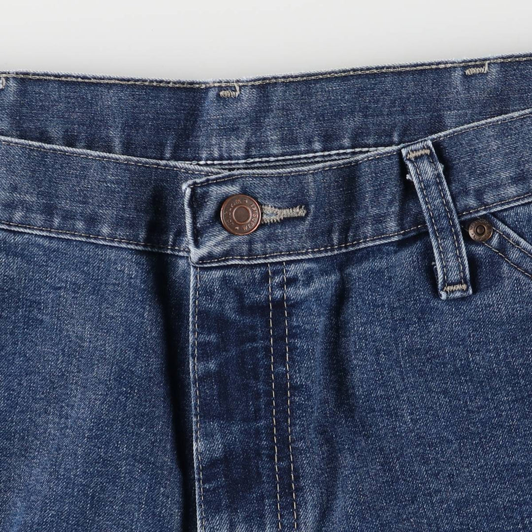 00'S Wrangler Denim Painter Pants Men's W34 cotton blue type Vintage Second Hand