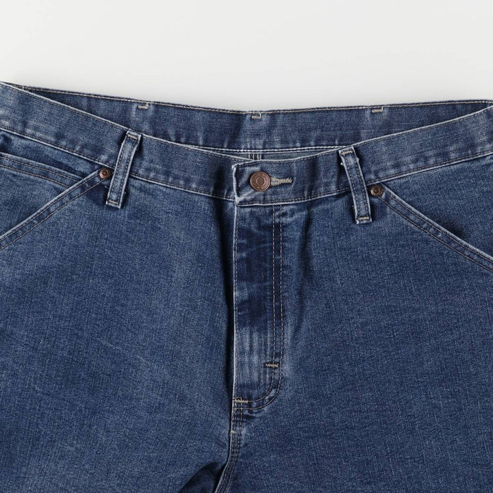 00'S Wrangler Denim Painter Pants Men's W34 cotton blue type Vintage Second Hand
