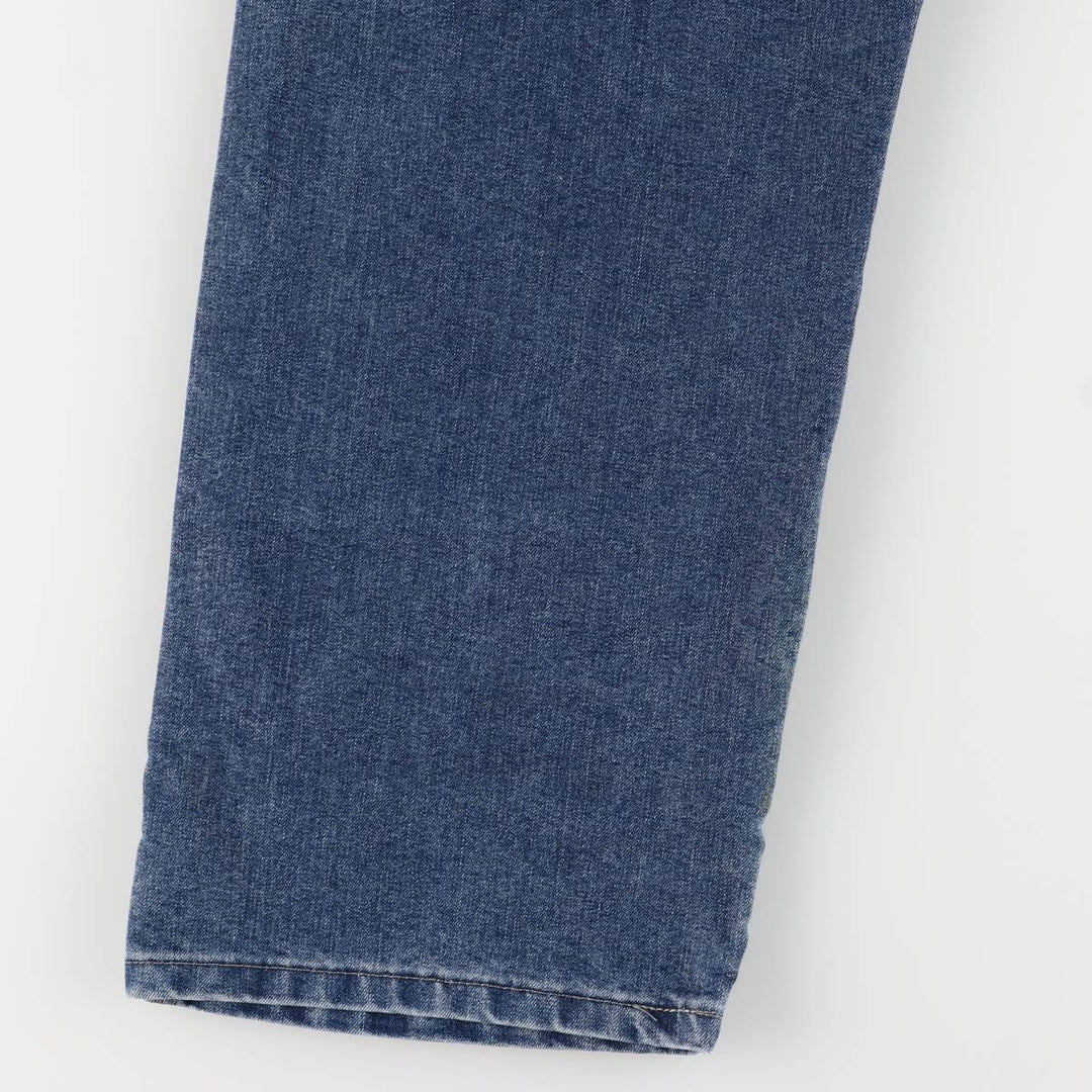 00'S Wrangler Denim Painter Pants Men's W34 cotton blue type Vintage Second Hand
