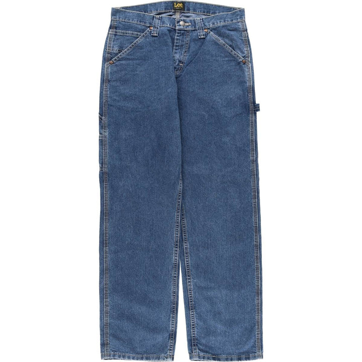 Lee LOOSE FIT denim painter pants for men, equivalent to w32 cotton Blue type light blue Vintage Second Hand