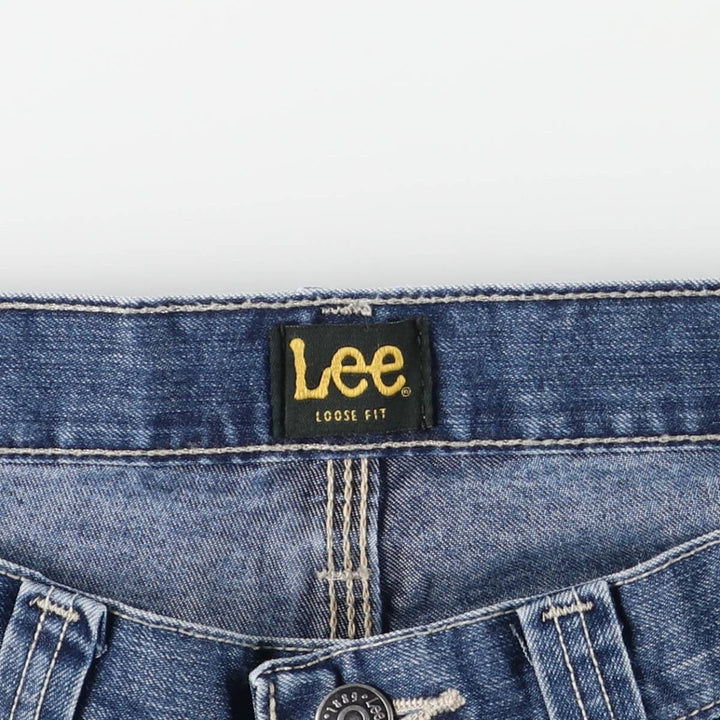 Lee LOOSE FIT denim painter pants for men, equivalent to w32 cotton Blue type light blue Vintage Second Hand