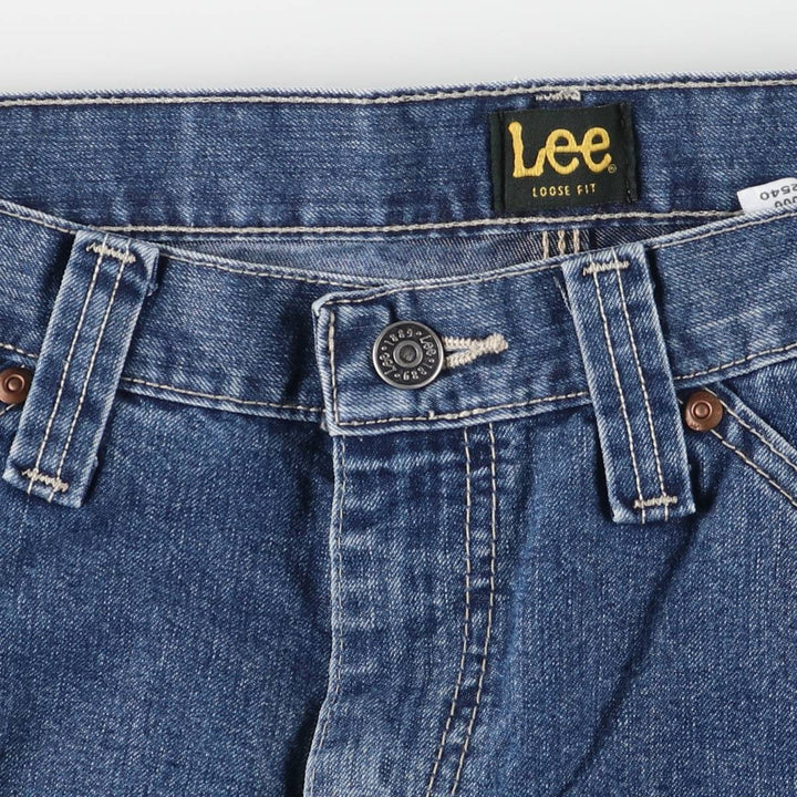 Lee LOOSE FIT denim painter pants for men, equivalent to w32 cotton Blue type light blue Vintage Second Hand