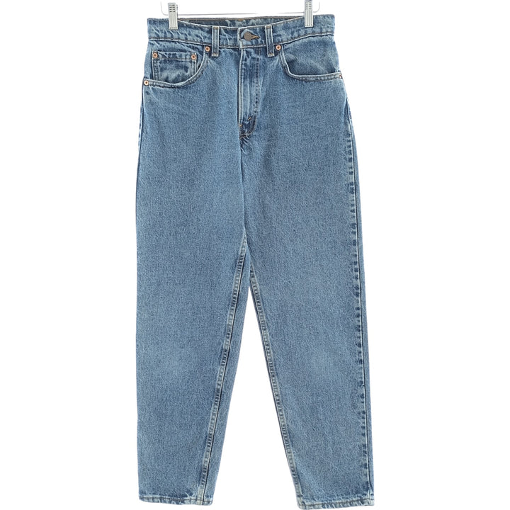 90'S Levi's 550 Relaxed Fit Tapered Leg Denim Pants, Made in USA, Men's, Size W29, Vintage cotton blue type Vintage Second Hand