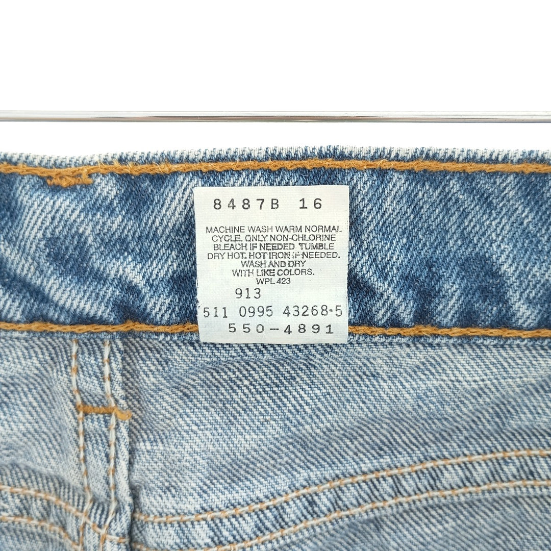 90'S Levi's 550 Relaxed Fit Tapered Leg Denim Pants, Made in USA, Men's, Size W29, Vintage cotton blue type Vintage Second Hand