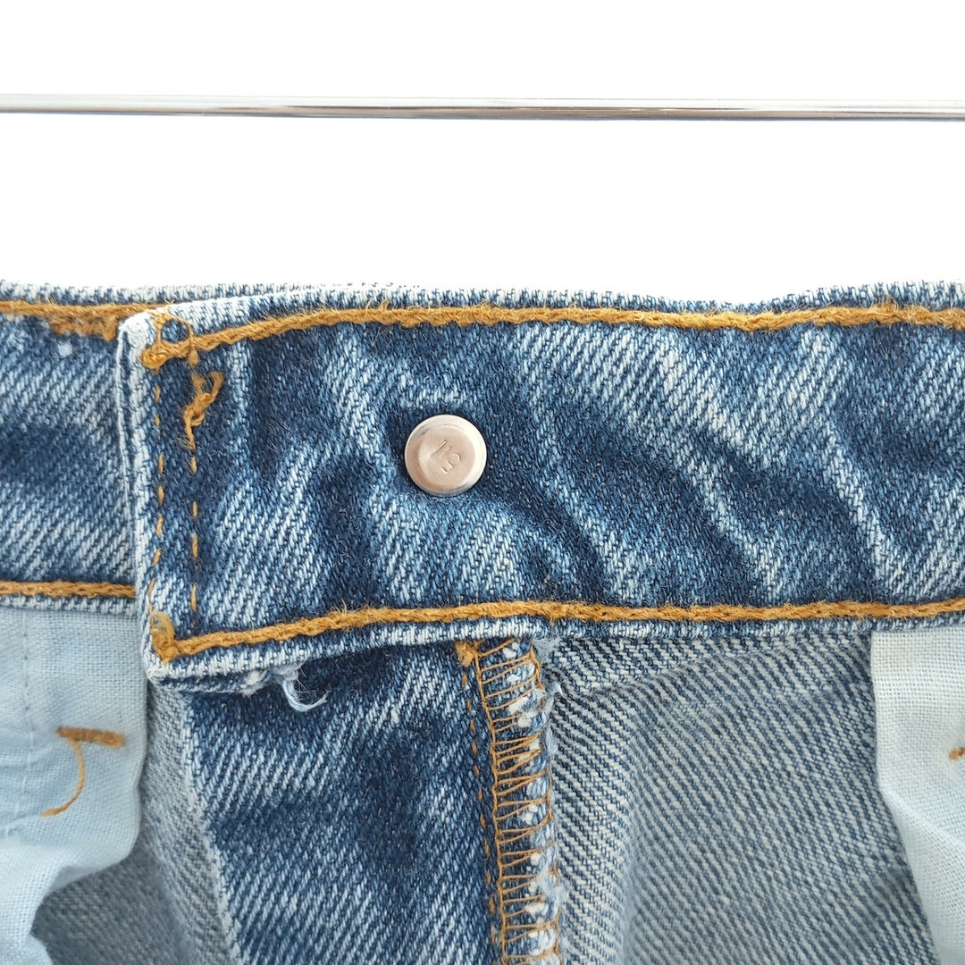 90'S Levi's 550 Relaxed Fit Tapered Leg Denim Pants, Made in USA, Men's, Size W29, Vintage cotton blue type Vintage Second Hand