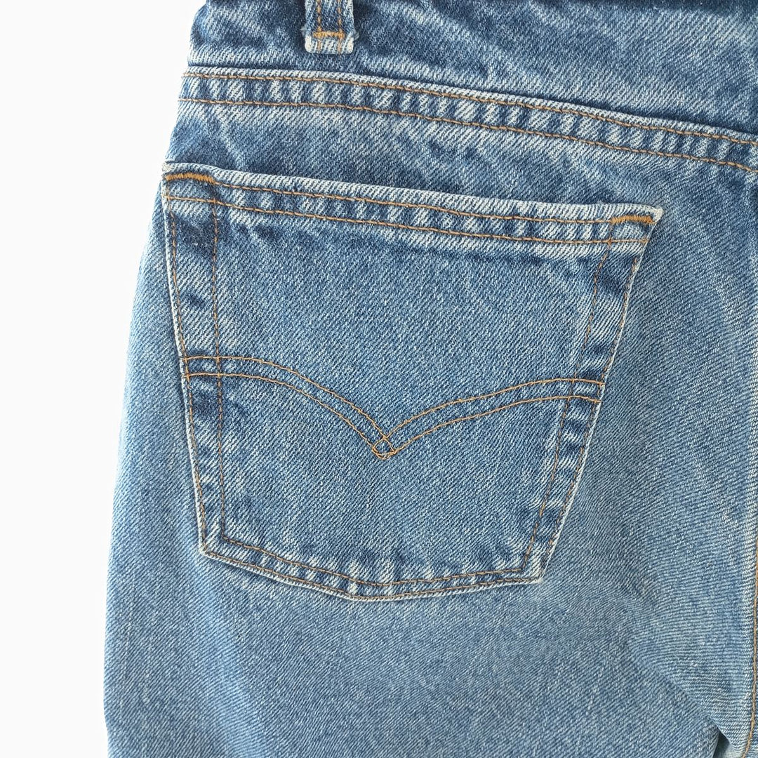 90'S Levi's 550 Relaxed Fit Tapered Leg Denim Pants, Made in USA, Men's, Size W29, Vintage cotton blue type Vintage Second Hand
