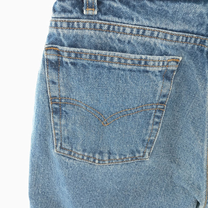 90'S Levi's 550 Relaxed Fit Tapered Leg Denim Pants, Made in USA, Men's, Size W29, Vintage cotton blue type Vintage Second Hand