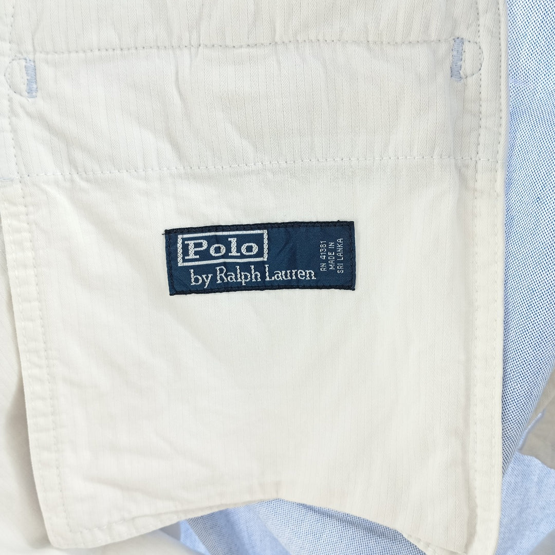 Ralph Lauren POLO by Ralph Lauren Men's Cotton Shorts, Size W36 cotton Blue type light blue Vintage Second Hand