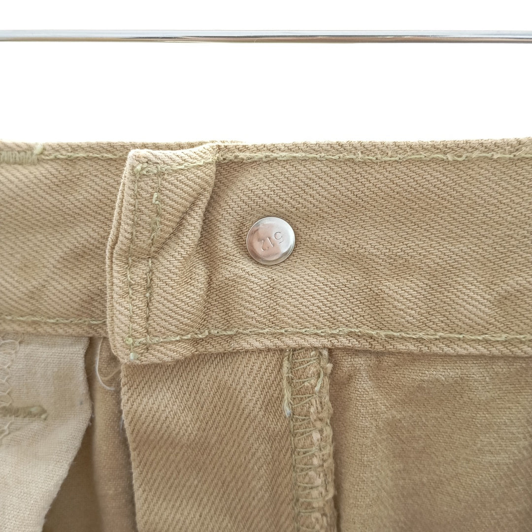 00'S Levi's 550 Relaxed Fit Tapered Denim Pants Made in USA Men's W32 cotton Beige type Vintage Second Hand