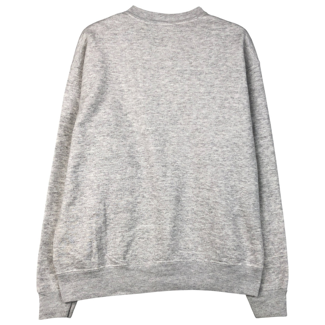 90'S Lee plain blank sweatshirt, made in USA, men's size M, vintage cotton gray type Vintage Second Hand