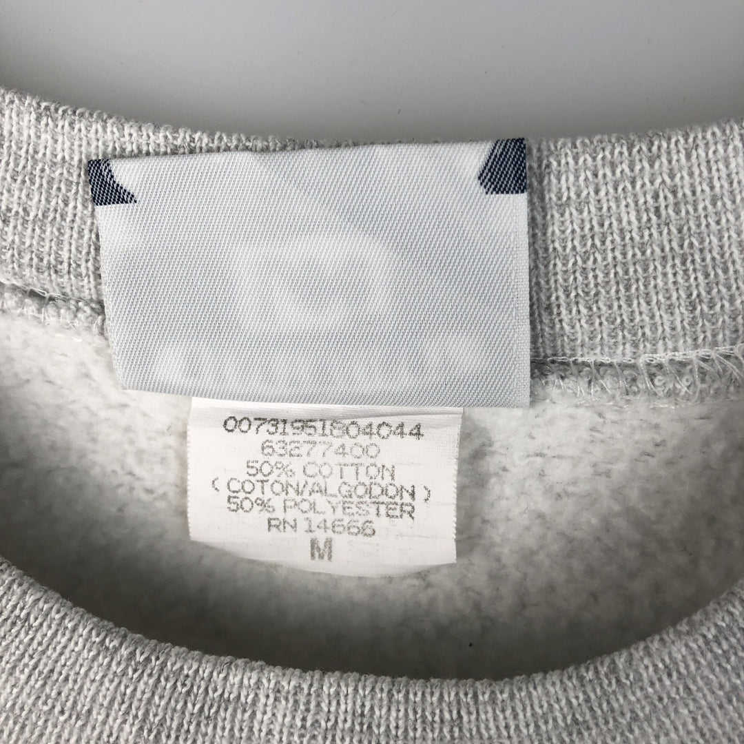 90'S Lee plain blank sweatshirt, made in USA, men's size M, vintage cotton gray type Vintage Second Hand