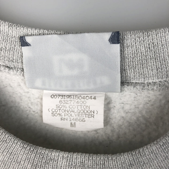 90'S Lee plain blank sweatshirt, made in USA, men's size M, vintage cotton gray type Vintage Second Hand
