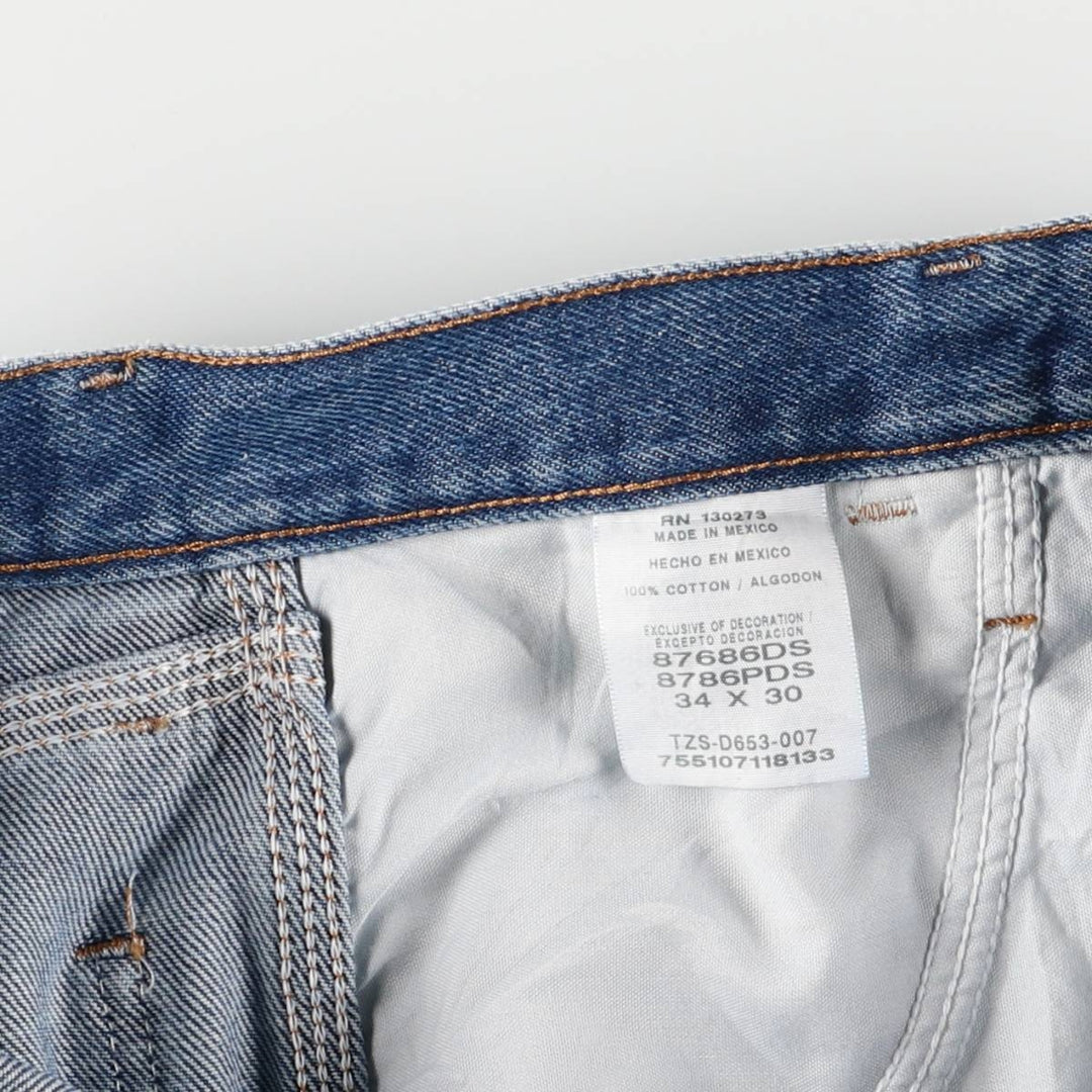 Rustler Denim Painter Pants, Men's, Size W35 cotton blue type Vintage Second Hand