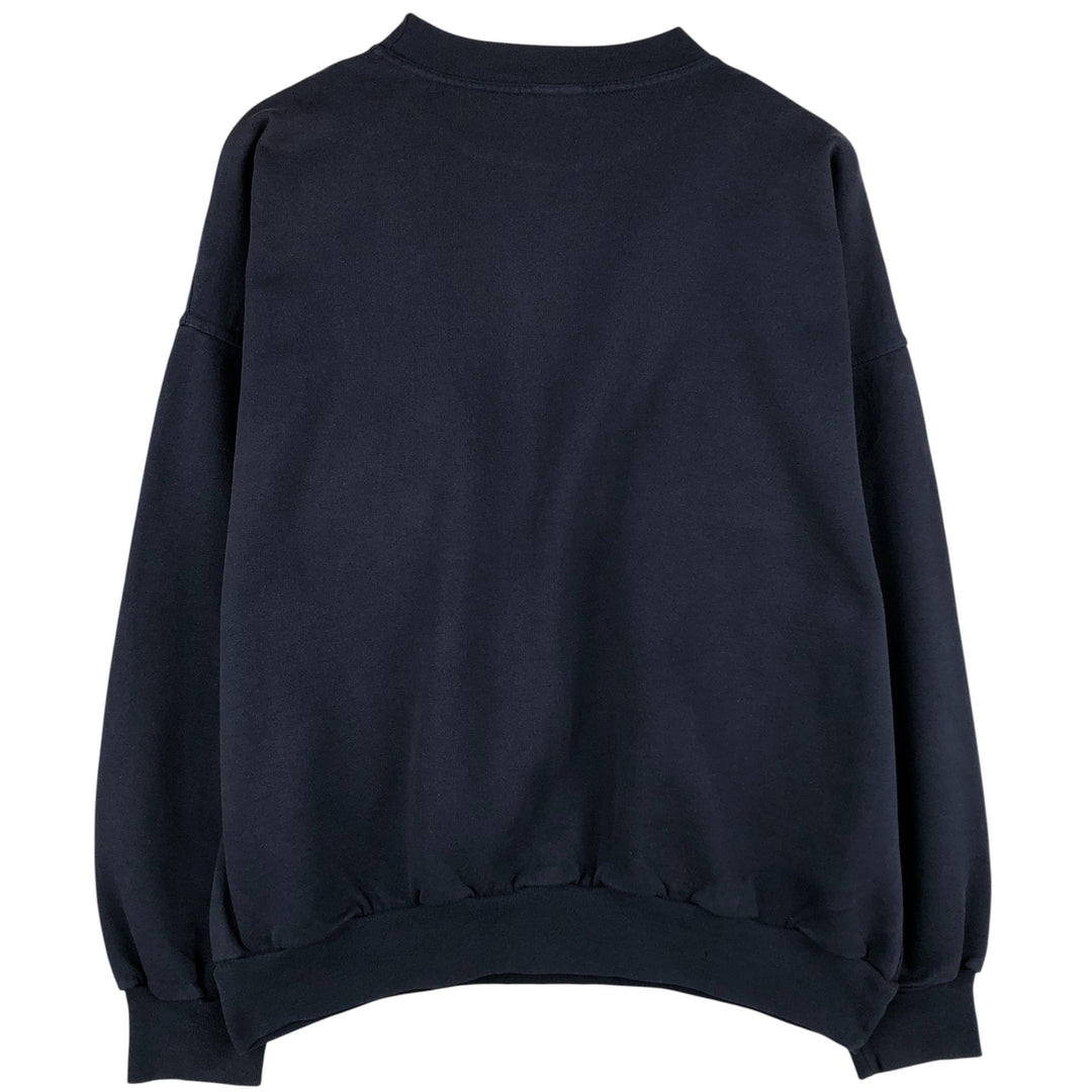 KALSON Plain Blank Sweatshirt, Made in Canada, Men's Size XL cotton navy blue type Vintage Second Hand
