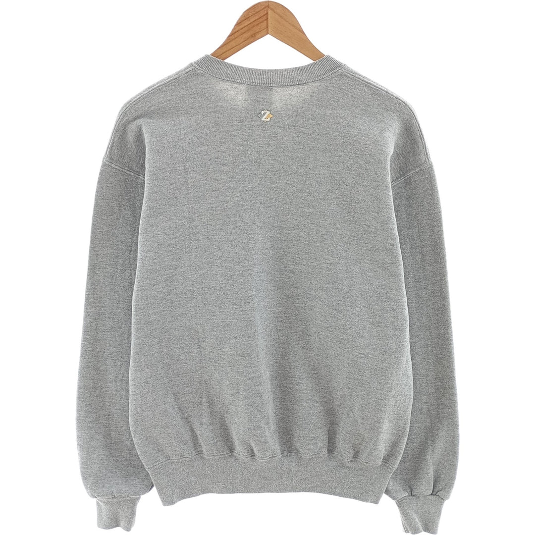 90'S Jerzees Plain Blank Sweatshirt Trainer Made in USA Men's M Vintage cotton gray type Vintage Second Hand