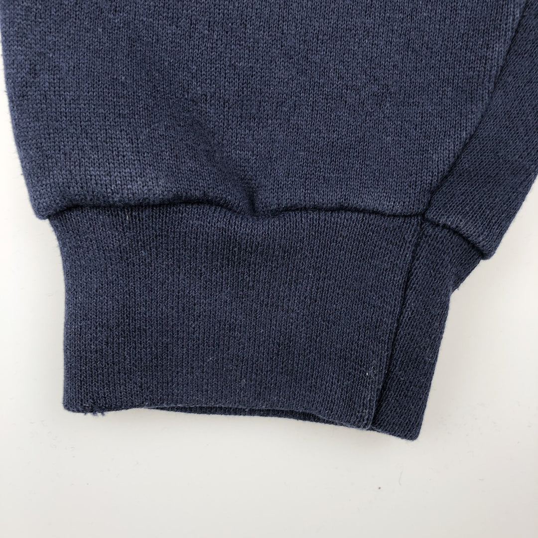 Vintage 90'S BRITTANIA plain blank sweatshirt, men's size L cotton navy blue type Vintage Second Hand