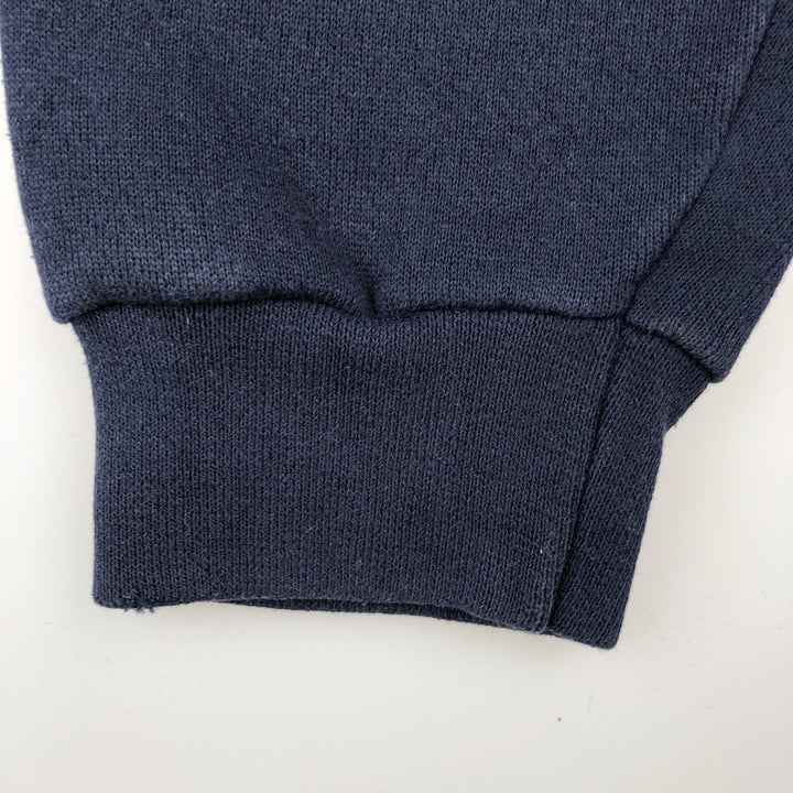 Vintage 90'S BRITTANIA plain blank sweatshirt, men's size L cotton navy blue type Vintage Second Hand