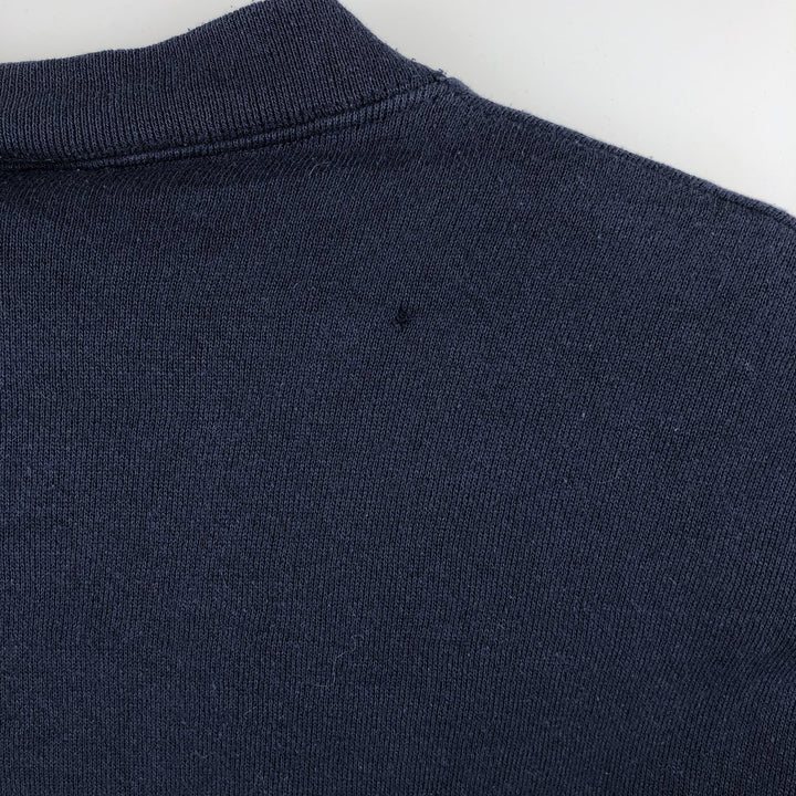 Vintage 90'S BRITTANIA plain blank sweatshirt, men's size L cotton navy blue type Vintage Second Hand