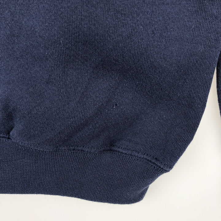 Vintage 90'S BRITTANIA plain blank sweatshirt, men's size L cotton navy blue type Vintage Second Hand