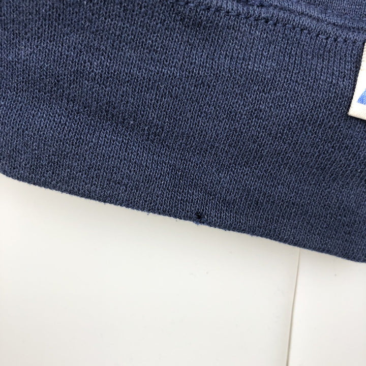Russell Plain Blank Sweatshirt, Men's XXL cotton navy blue type Vintage Second Hand