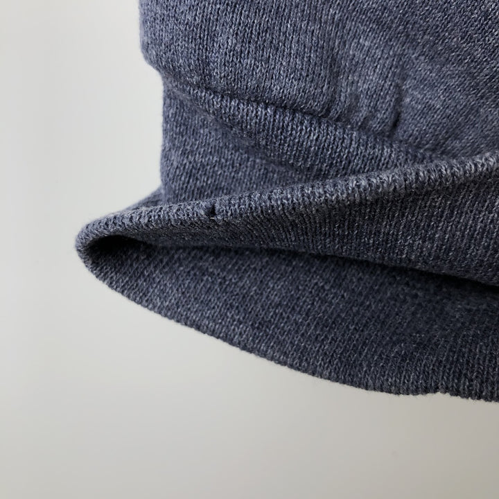 Russell Plain Blank Sweatshirt, Men's Size L cotton Purple type blue-purple Vintage Second Hand